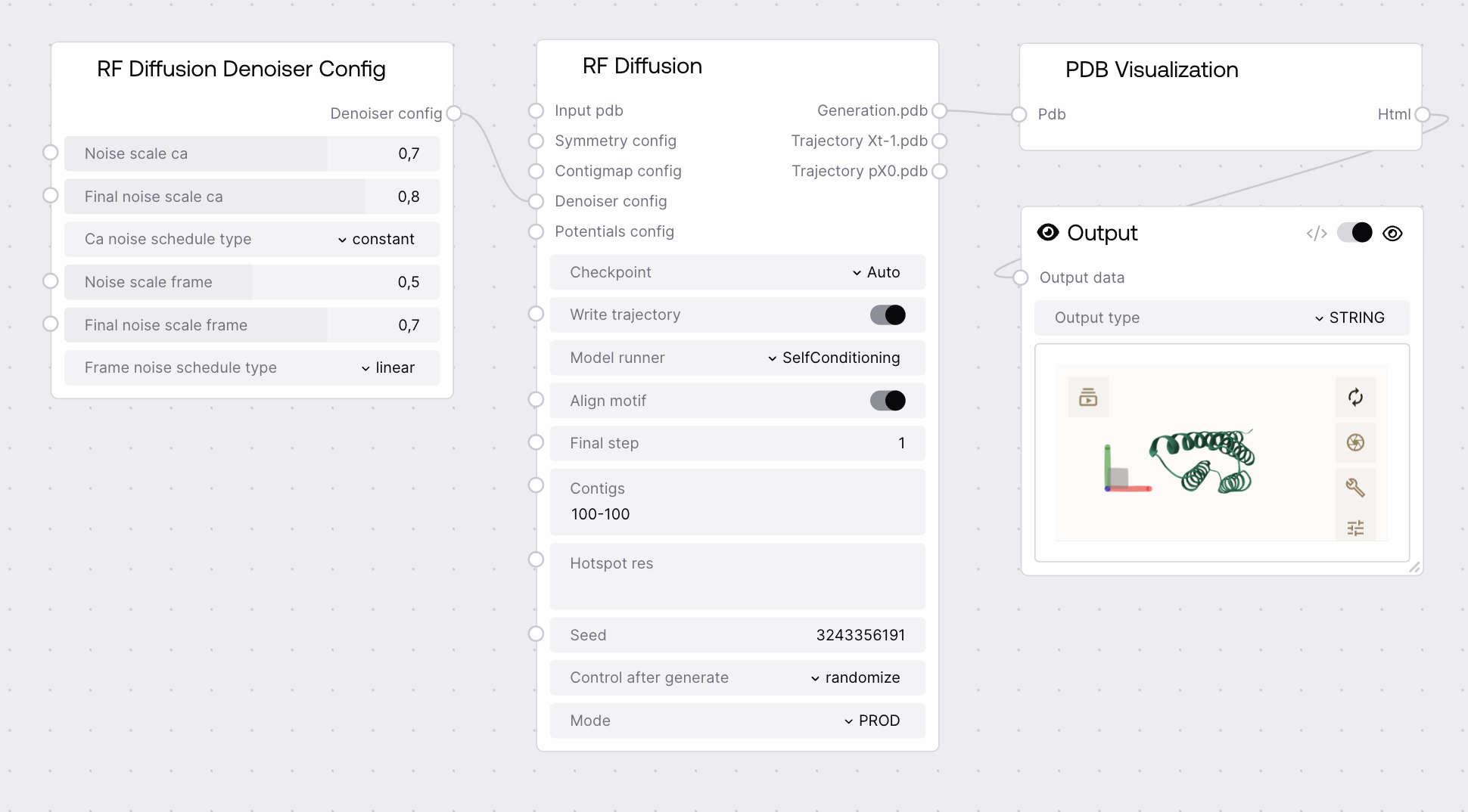 RF Diffusion Denoiser Config