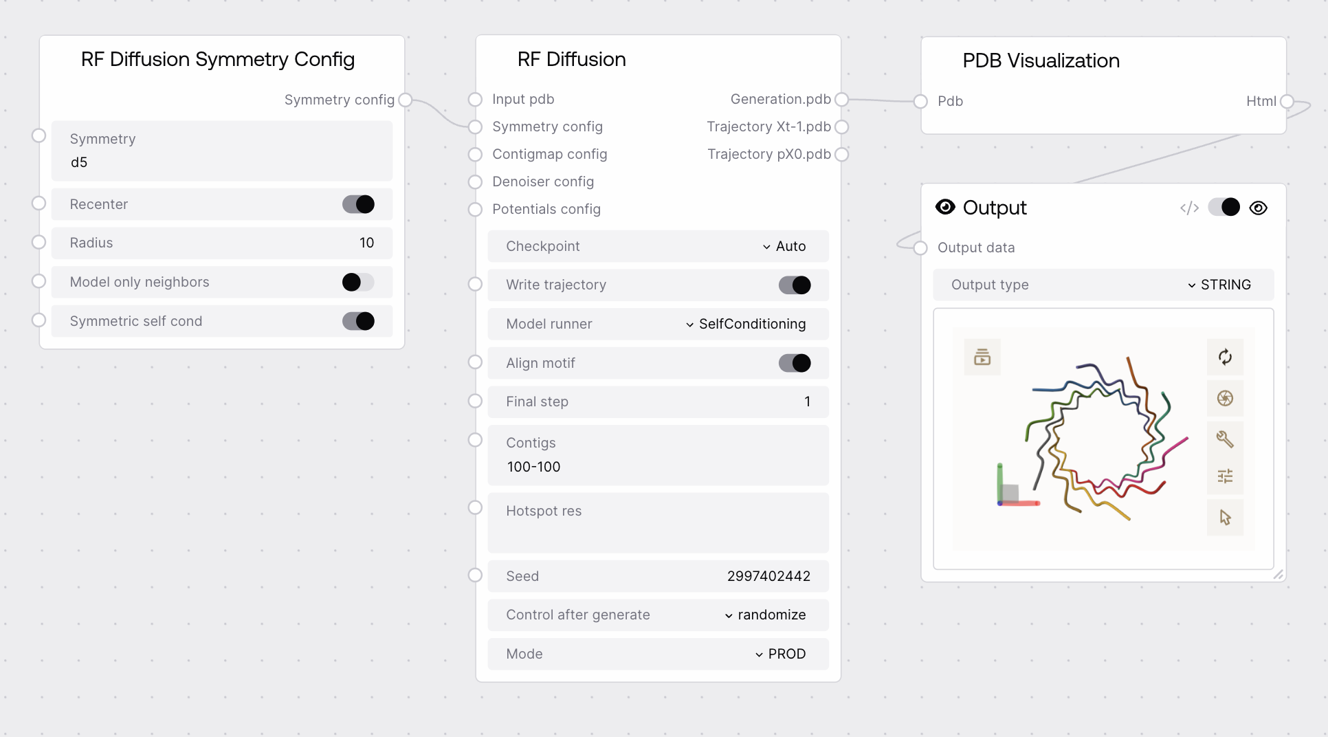 RF Diffusion Symmetry Config