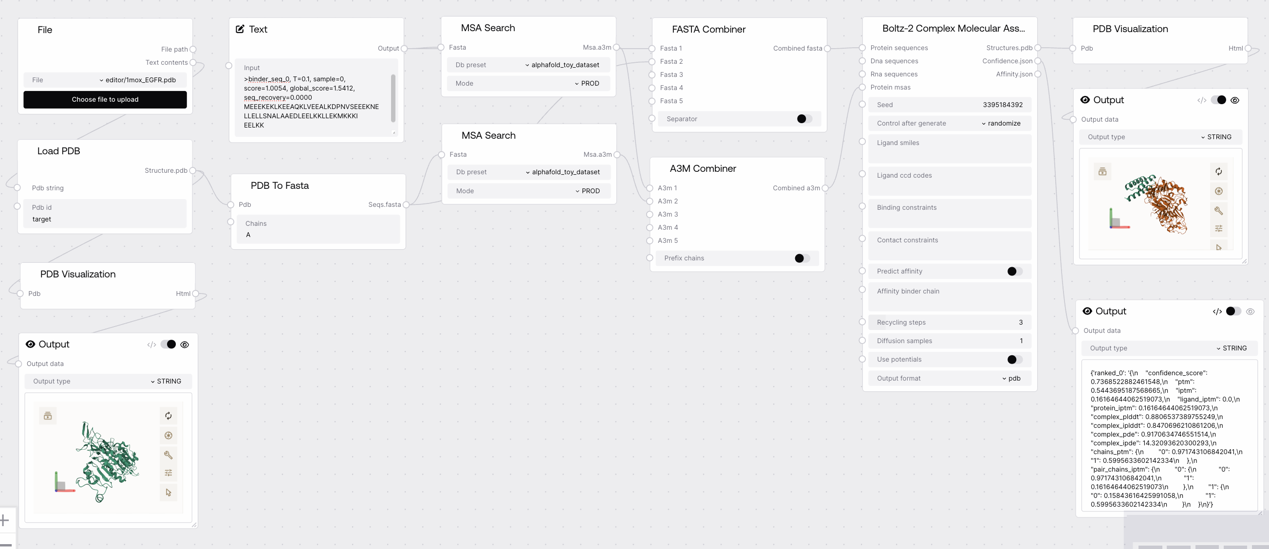 Boltz-2 Complex Molecular Assembly