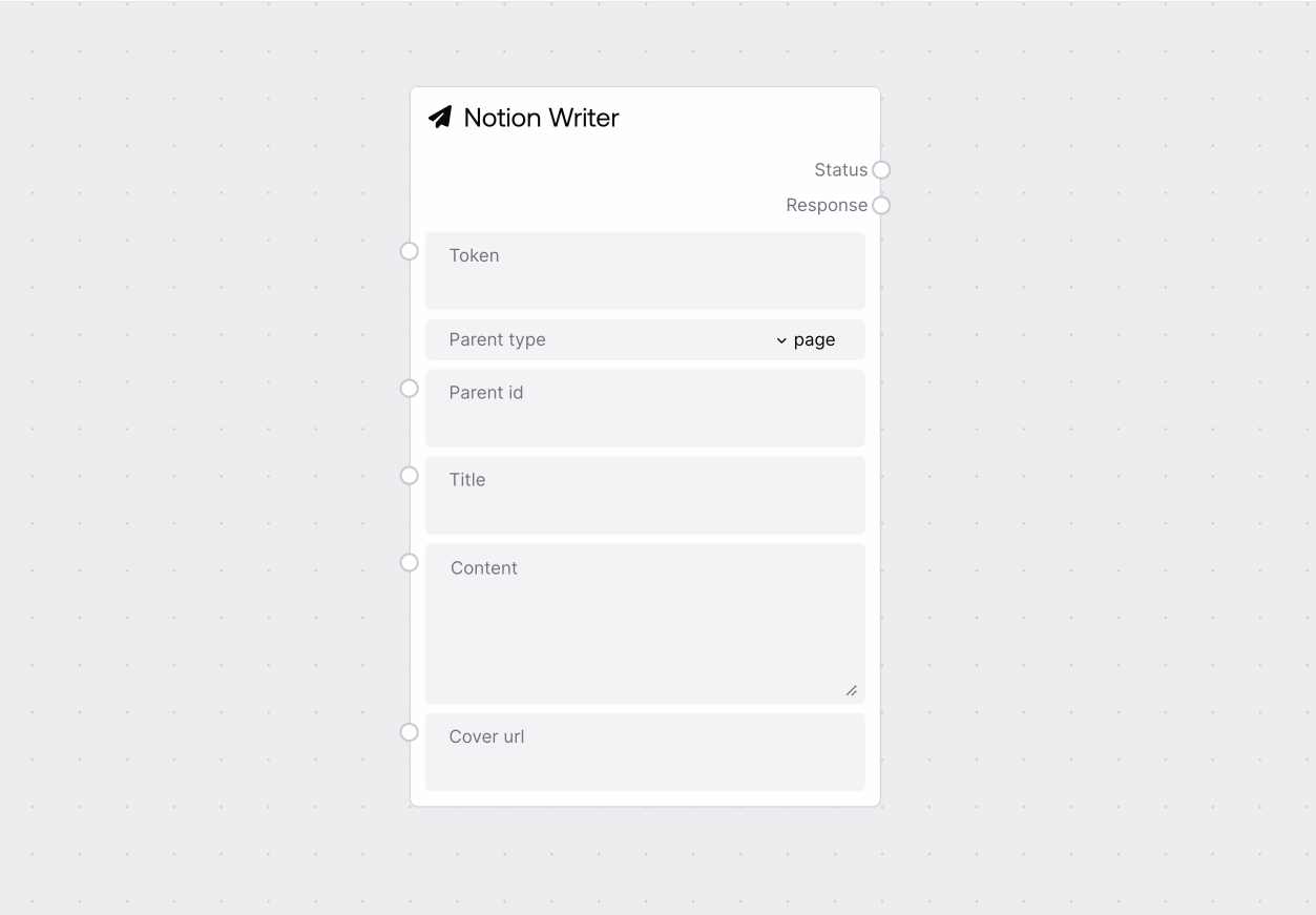 Notion Writer Node